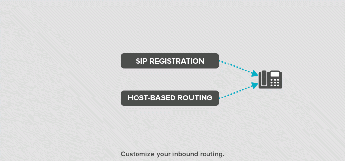 SIP-registration-host-based-routing